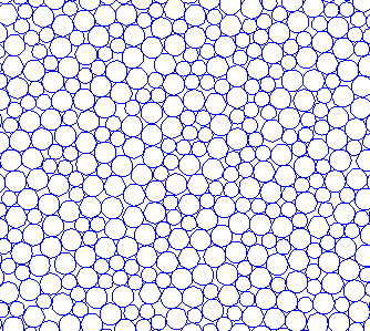 2D random close packing of binary disks
